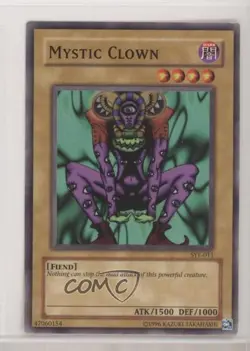 Mystic Clown Unlimited YuGiOh Starter Deck Yugi Evolution #SYE-011 2004 qm5 - Image 1