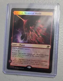 1x Kavaron, Memorial World - Foil MTG Edge of Eternities NM Magic Foil - Image 3