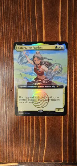 *IN HAND* MTG SDCC Katara, the Fearless Foil Extended Art Promo - Image 1