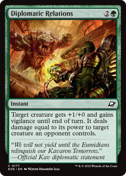 Diplomatic Relations [Edge of Eternities] Magic MTG - Image 1