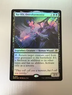 Xu-Ifit, Osteoharmonist - 127 - MTG: Edge of Eternities - Rare - FOIL - Image 1