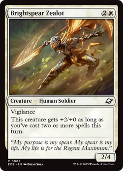 Brightspear Zealot [Edge of Eternities] Magic MTG - Image 1