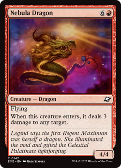 Nebula Dragon [Edge of Eternities] Magic MTG - Image 1