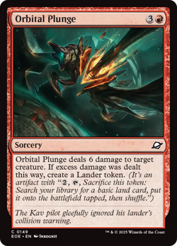 Orbital Plunge [Edge of Eternities] Magic MTG - Image 1