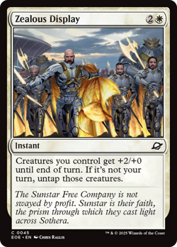 Zealous Display [Edge of Eternities] Magic MTG - Image 1