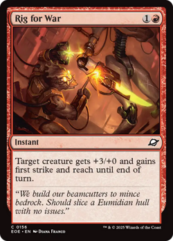 Rig for War [Edge of Eternities] Magic MTG - Image 1