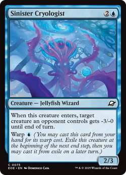 Sinister Cryologist [Edge of Eternities] Magic MTG - Image 1