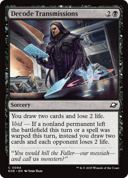 Decode Transmissions [Edge of Eternities] Magic MTG - Image 1
