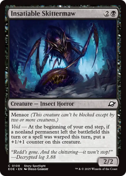 Insatiable Skittermaw [Edge of Eternities] Magic MTG - Image 1