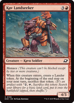 Kav Landseeker [Edge of Eternities] Magic MTG - Image 1