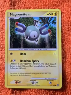 2008 Pokemon Diamond and Pearl Stormfront #67 Magnemite, C, NF/H, cd24 - Image 1