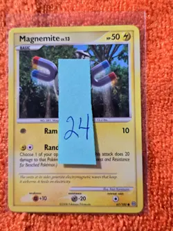 2008 Pokemon Diamond and Pearl Stormfront #67 Magnemite, C, NF/H, cd24 - Image 3