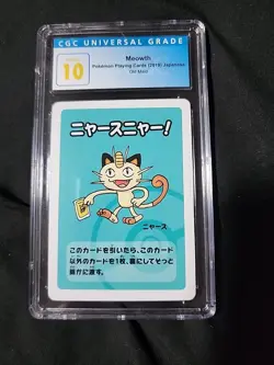 Meowth PSA 10 GEM MINT Old Maid 2019 Pokemon Center Japanese Babanuki - Image 1