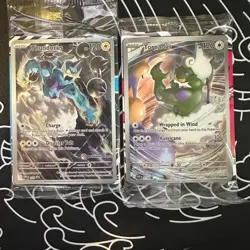Pokemon Center stamped Thundurus And Unstamped Tornadus S&V Promos - Image 1
