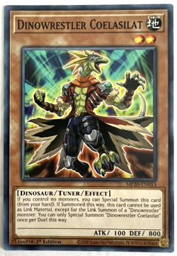 YuGiOh! - Dinowrestler Coelasilat - MP20-EN053 - 1st Edition - Common - Image 1