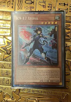 Yugioh! K9-17 Izuna - JUSH-EN031 Collector's Rare 1st Edition NM - Image 2