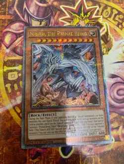Yugioh nibiru the primal being new art quarter century rare 1st edition - Image 4