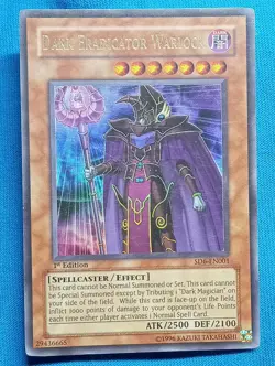 YuGiOh Cards - Dark Eradicator Warlock - SD6-EN001 - Near Mint - Image 1