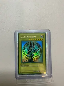 Yugioh Dark Magician LOB-005 Ultra Rare 1st Edition WAVY Max Faded - Image 1