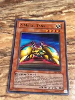 Yugioh Z-Metal Tank MFC-006 Super Rare Holo Card Lightly Played - Image 1