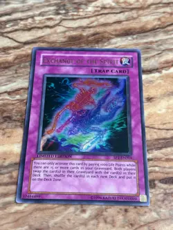 Yugioh Exchange of the Spirit Holo Card SP1-EN004 Ultra Rare Limited Edition MP - Image 1