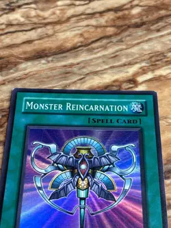 Yugioh Monster Reincarnation Holo Card RDS-EN045 Super Rare 1st Edition MP - Image 2