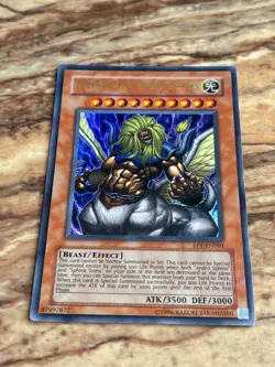 Yugioh Theinen the Great Sphinx Ultra Rare Holo Card EP1-EN001 Lightly Played - Image 1