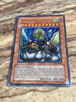Yugioh Theinen the Great Sphinx Ultra Rare Holo Card EP1-EN001 Lightly Played - Image 3