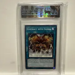 YUGIOH 2016 Contract with Exodia LDK2-ENY29 legendary Decks Graded 8.5 NM - Image 1