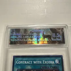 YUGIOH 2016 Contract with Exodia LDK2-ENY29 legendary Decks Graded 8.5 NM - Image 5