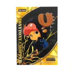 Y1532 Chopper No.006 Japanese One Piece Film Gold Clear Card Ensky J28 - Image 1