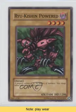 Ryu-Kishin Powered Unlimited YuGiOh Starter Deck Kaiba Evolution #SKE-008 3g6 - Image 1