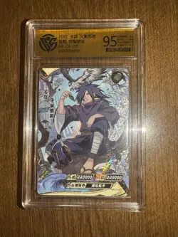 KaYou Naruto TCG CCG Trading Card Uchiha Madara SSP NR-CR-021 CCG 9.5 Gem Mint - Image 1