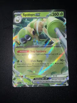 Pokemon TCG Spidops EX 019/198 Scarlet & Violet Base Set Holo Card - Image 1