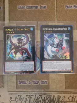 YUGIOH NUMBER 32: SHARK DRAKE MP24 QUARTER CENTURY + NUMBER C32: SHARK DRAKE VEI - Image 1