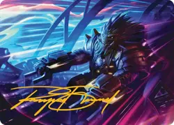 Tannuk, Steadfast Second Art Card (Gold-Stamped Signature) [Edge of Eternities - Image 1