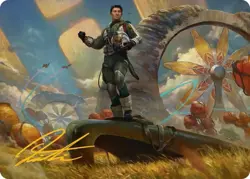 Galactic Wayfarer Art Card (Gold-Stamped Signature) [Edge of Eternities Art Ser - Image 1