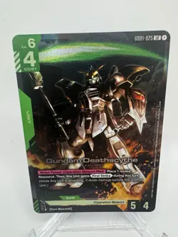 Gundam Deathscythe GD01 Newtype Rising GD01-025 LR Gundam Card Game TCG - Image 1