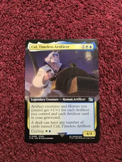 MTG Cid, Timeless Artificer 0480 Extended Art Final Fantasy Non Foil - Image 1