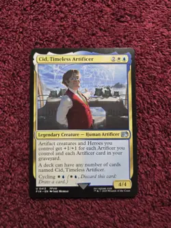 MTG Cid, Timeless Artificer 0413 Final Fantasy Non Foil - Image 1