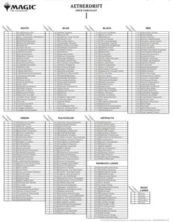 AETHERDRIFT Complete Full Set Factory Sealed DFT MTG Magic - Image 3