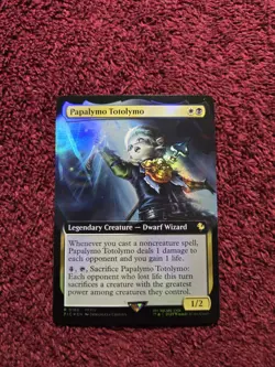 MTG Papalymo Totolymo 0180 Extended Art Final Fantasy Foil - Image 1