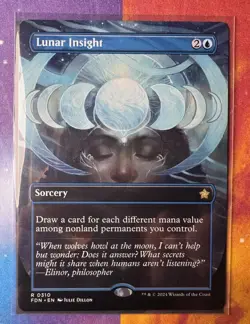 Lunar Insight (Borderless) Foundations MTG CCG TCG - Image 1