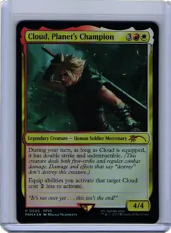 MTG Cloud, Planet's Champion (Foil) PROMO Final Fantasy - Image 1