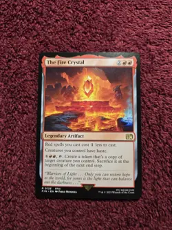 MTG The Fire Crystal 0135 Final Fantasy Non Foil - Image 1