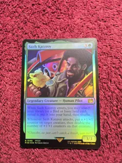 MTG Sazh Katzroy 0199 Final Fantasy Foil - Image 1