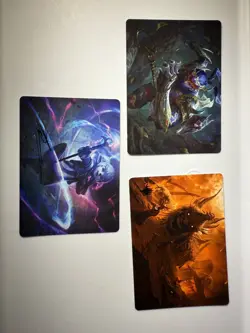 Final Fantasy Mtg Gold Stamp Cards (3X) - Image 1