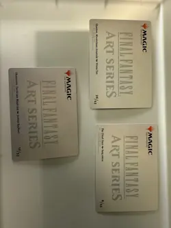 Final Fantasy Mtg Gold Stamp Cards (3X) - Image 2