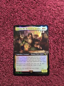 MTG Banon, the Retuners' Leader 0165 Extended Art Final Fantasy Foil - Image 1