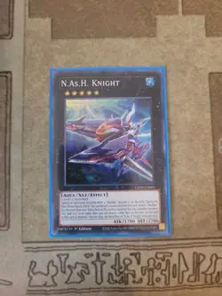 YUGIOH N.AS.H. KNIGHT LED9-EN003 SUPER 1ST ED NM - Image 1